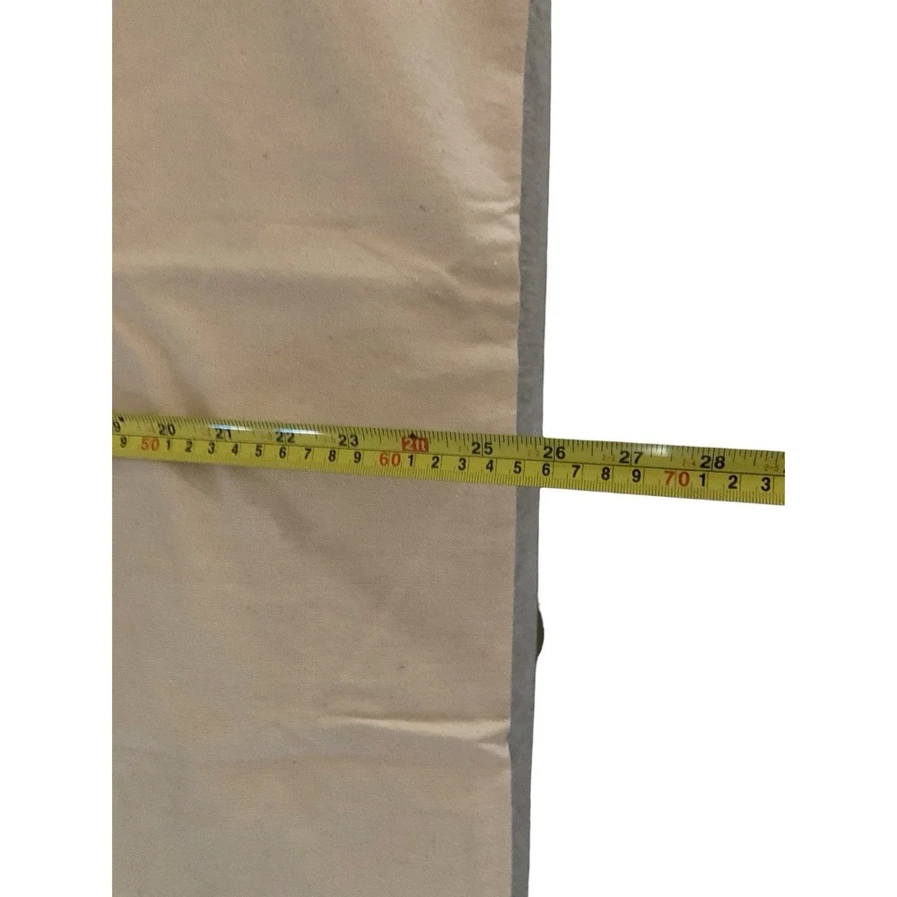 Pottery Barn arm Dining Chair Slipcovers ties Natural Cream Cotton READ